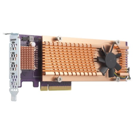 QUAD M.2 2280 PCIE SSD EXPANSION CARD PCIE GEN3 X8