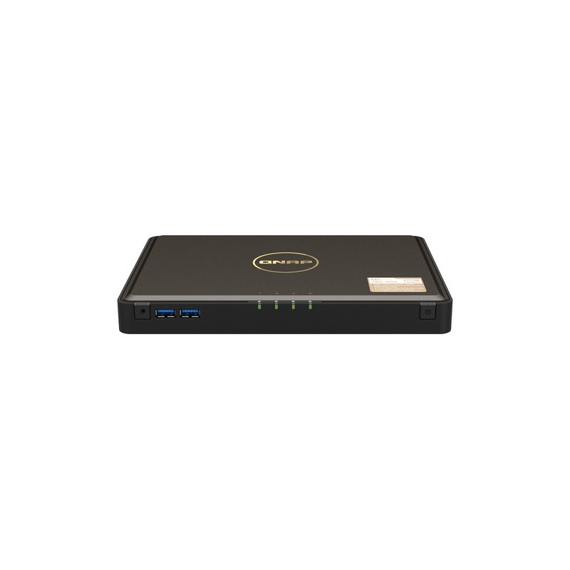 QNAP NAS 4-BAY M.2 PCIE SSD NASBOOK, INTEL CELERON