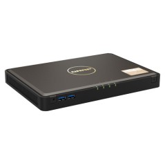 QNAP NAS 4-BAY M.2 PCIE SSD NASBOOK, INTEL CELERON