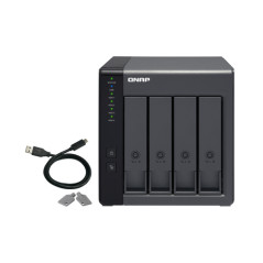 QNAP DAS 4 BAIE 3.5 SATA, 1 X USB 3.0 TYPE-C