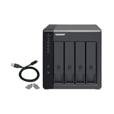 QNAP DAS 4 BAIE 3.5 SATA, 1 X USB 3.0 TYPE-C