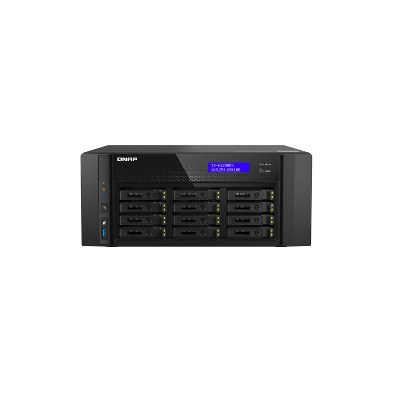 QNAP NAS 12  BAIE AMD EPYC  64 GB