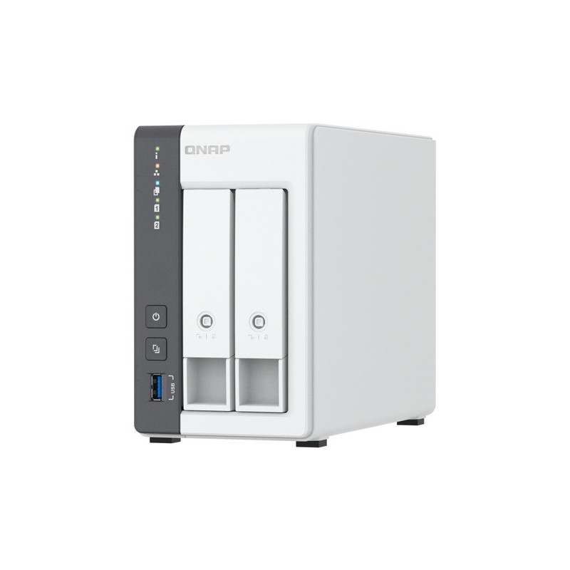 2-BAY ARM 4C 2.0GHZ - 2X SATA 3.5/2.5 - 4GB RAM
