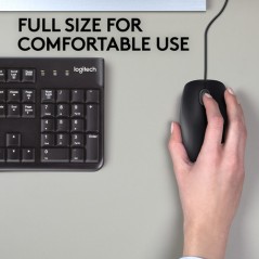 MOUSE B110 LOG SILENT DARK OPTICAL NERO CON SCROLLING USB