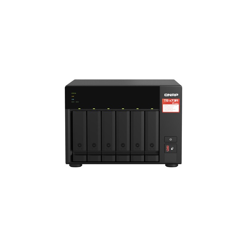 QNAP NAS 6 BAIE AMD RYZEN V1500B QC 2.2GHZ 8GB