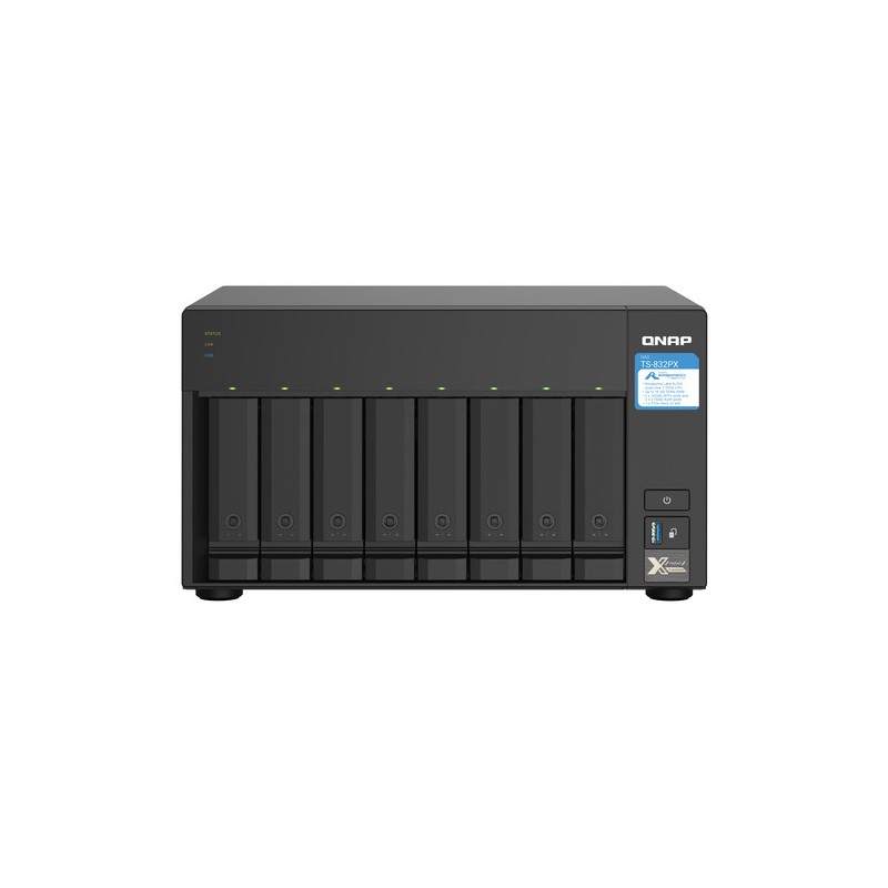 QNAP NAS 8 BAIE AL-324 1.7GHZ QC 2.5  3.5 4GB DDR4