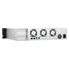 8-BAY SHORT DEPTH RACKMOUNT NAS, INTEL ATOM C5125