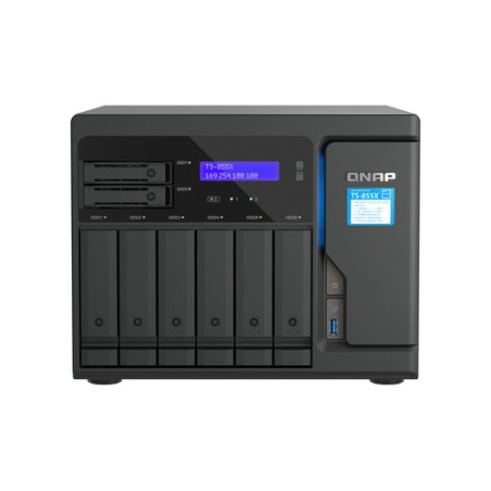 QNAP NAS QUTS HERO 6X3.5 + 2X2.5 BAY C5125 8GB