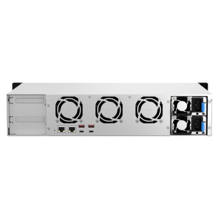 8BAY SHORT-DEPTH RACK NAS AMD RYZEN V1500B 4GB RAM