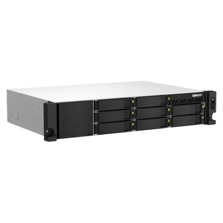 8BAY SHORT-DEPTH RACK NAS AMD RYZEN V1500B 4GB RAM