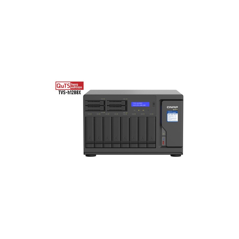 QNAP NAS QUTS HERO 8X3.5 + 4X2.5 BAY W-1250 16GB