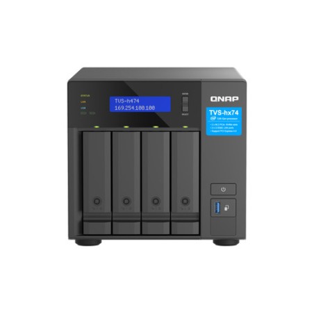 QNAP NAS 4-BAY QUTS HERO PENTIUM G7400 8GB 2X NVME
