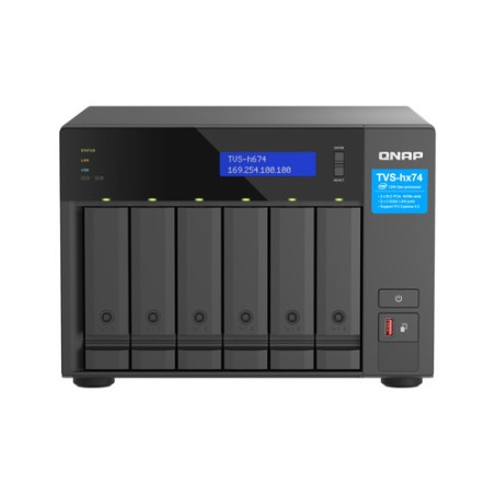 QNAP NAS 6-BAY QUTS HERO I3-12100 16GB 2X NVME