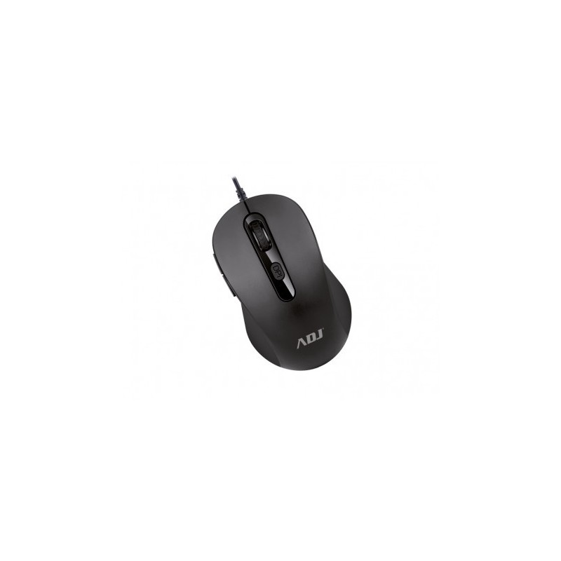 MOUSE USB OTTICO 6D EVO PURE BK 1000 DPI 6 TASTI PLUG&PLAY ADJ