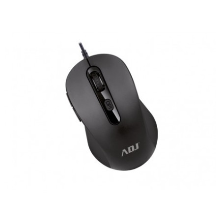 MOUSE USB OTTICO 6D EVO PURE BK 1000 DPI 6 TASTI PLUG&PLAY ADJ