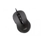 MOUSE USB OTTICO 6D EVO PURE BK 1000 DPI 6 TASTI PLUG&PLAY ADJ