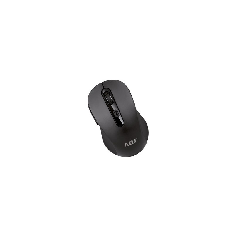 MOUSE WIRELESS OTTICO EVO PURE BK 1600 DPI 6 TASTI CON RICEVITORE ADJ