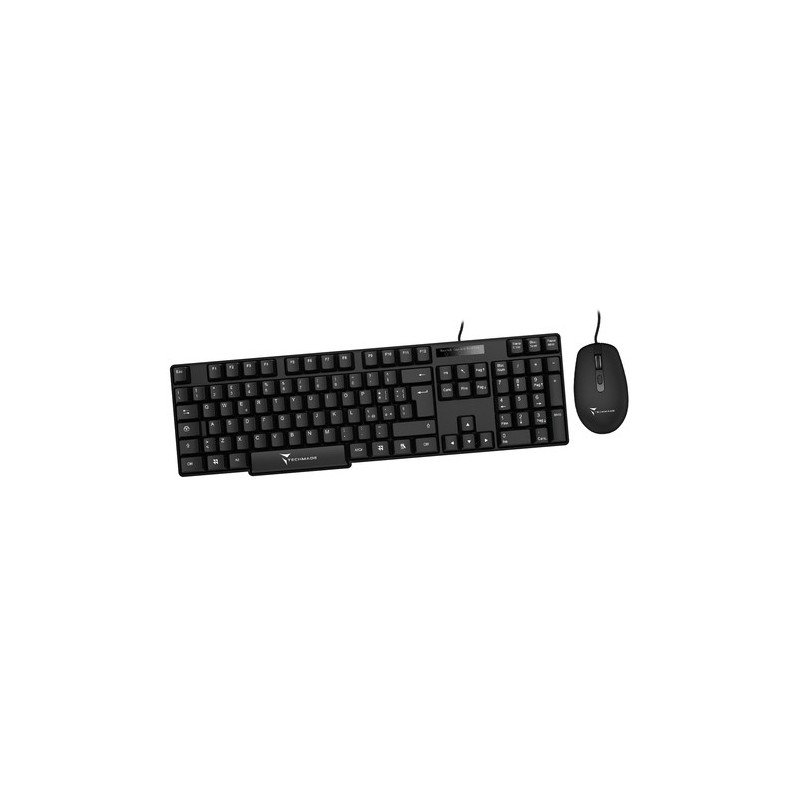 TASTIERA E MOUSE USB BLACK TECHMADE TM-KB828+M102