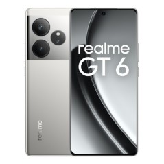 realme GT 6 17,2 cm (6.78") Doppia SIM Android 14 5G USB tipo-C 12 GB 256 GB 5500 mAh Argento