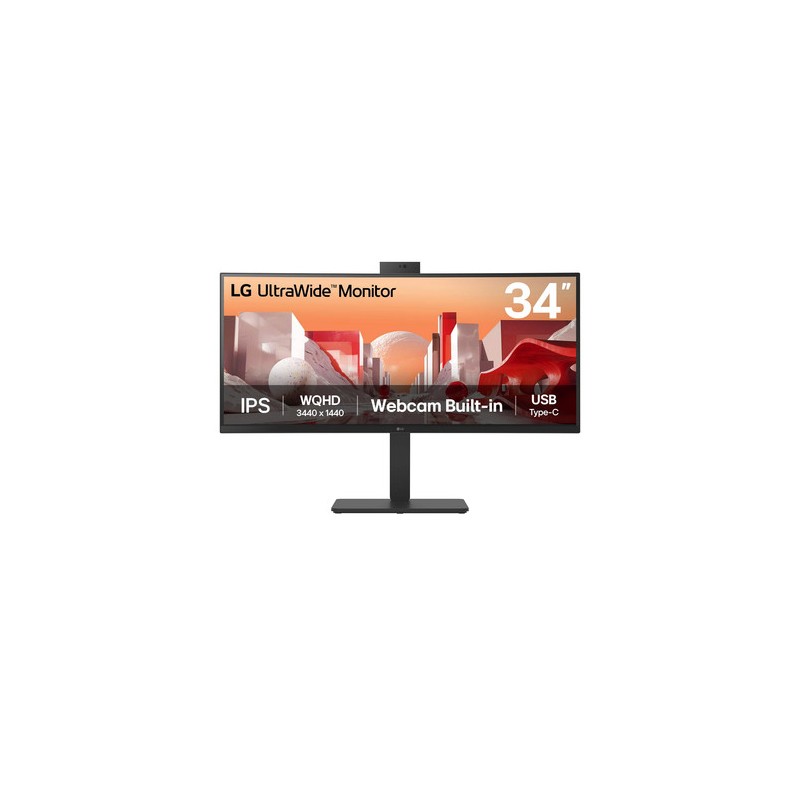 34   IPS BORDERLESS - CURVO -  WEBCAM FHD