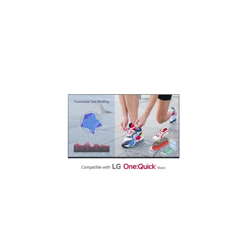 LG 55UL3J-M visualizzatore di messaggi Pannello piatto per segnaletica digitale 139,7 cm (55") LCD Wi-Fi 400 cd/m² 4K Ultra HD 