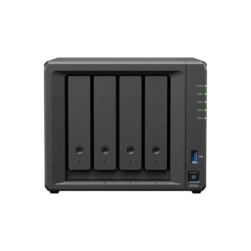 DP 4BAY AMD R1600- 16GB - 4X 8TB HDD + 2X 400G SSD