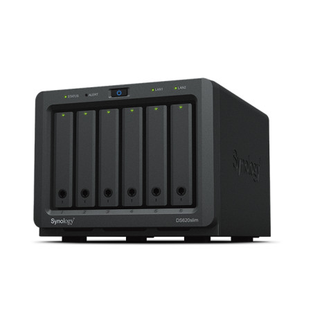 Synology DiskStation DS620SLIM server NAS e di archiviazione Desktop Intel® Celeron® J3355 2 GB DDR3L 0 TB DiskStation Manager