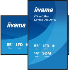 55  3840x2160, UHD IPS panel, Haze 25 , 500cd/m²