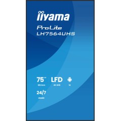 75  LCD UHD 4k Android 14 OS wifi 24/7