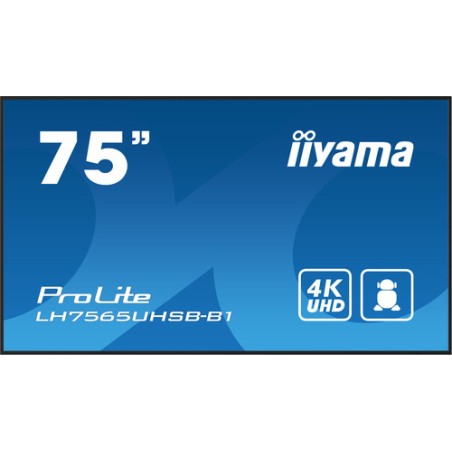 75  LCD UHD 800cd/m2 android wifi 24/7 hdmi dp