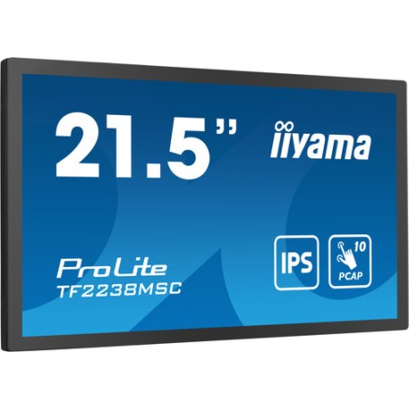 21,5  touch 1920x1080, IPS DP HDMI  525cd/m²