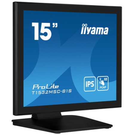 15  PCAP Bezel Free Front, 10P Touch, 1024x768,