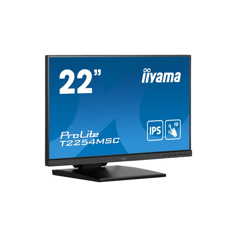 iiyama ProLite T2254MSC-B1AG Monitor PC 54,6 cm (21.5") 1920 x 1080 Pixel Full HD LED Touch screen Nero