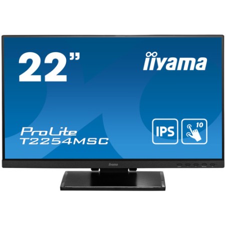 iiyama ProLite T2254MSC-B1AG Monitor PC 54,6 cm (21.5") 1920 x 1080 Pixel Full HD LED Touch screen Nero