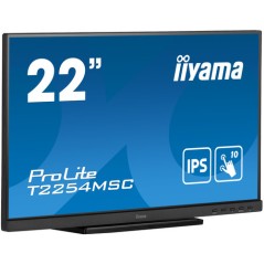 iiyama ProLite T2254MSC-B1AG Monitor PC 54,6 cm (21.5") 1920 x 1080 Pixel Full HD LED Touch screen Nero