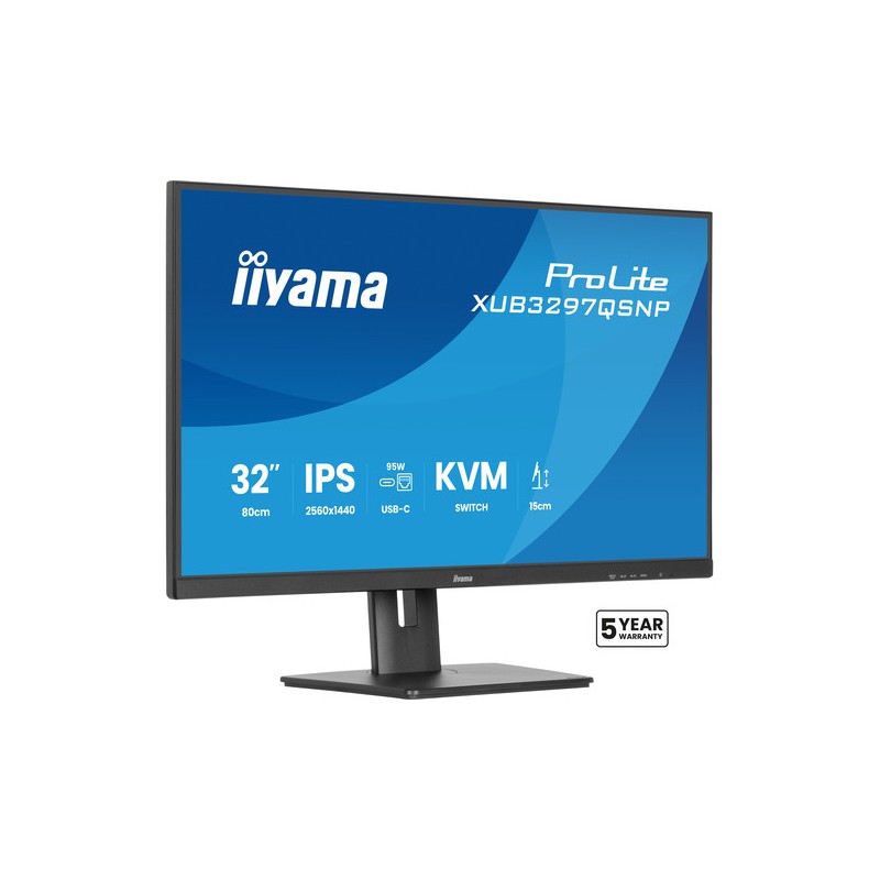 32  IPS-panel, 2560x1440, 350cd/m², USB-C Dock