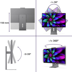 27 16:9 IPS 5120X2880 WEBCAM MULTIMED HDMI DP USB
