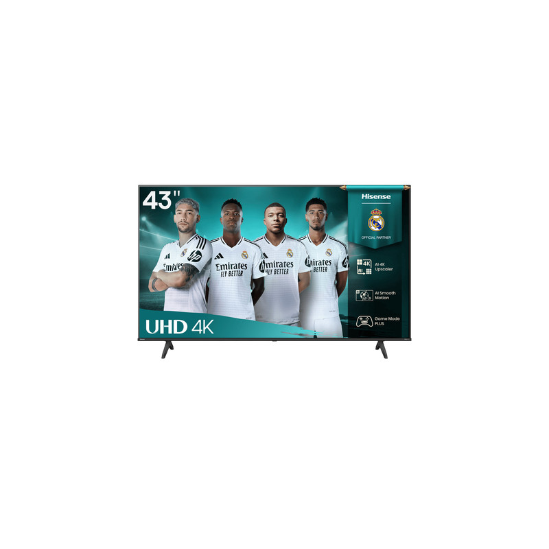 HISENSE SMART TV UHD 4K 43 VIDAA 8 BLACK