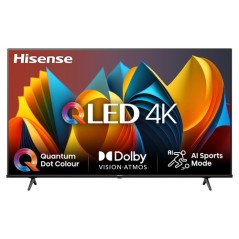 HISENSE  SMART TV QLED DLED 4K ULTRA HD 43 BLACK