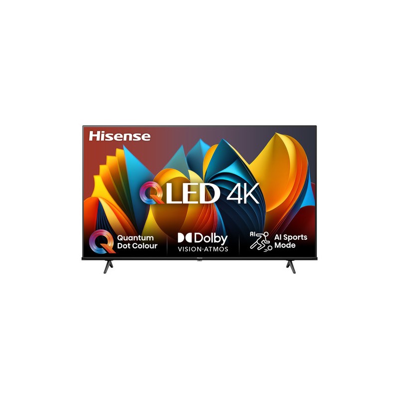 HISENSE  SMART TV QLED DLED 4K ULTRA HD 43 BLACK