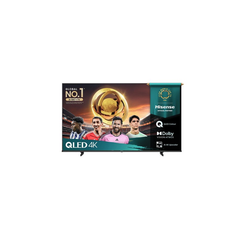 HISENSE SMART TV QLED 4K 75 VIDAA 8 BLACK