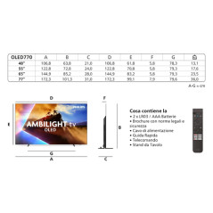 PHILIPS OLED TV 55 55OLED770/12