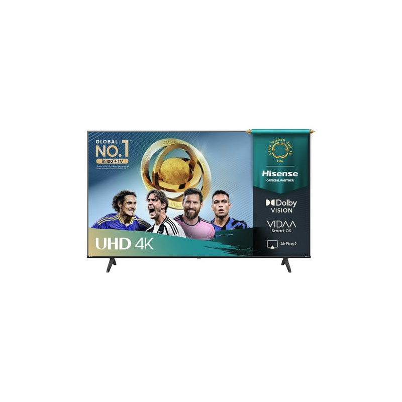 HISENSE SMART TV UHD 4K 55 VIDAA 8 BLACK
