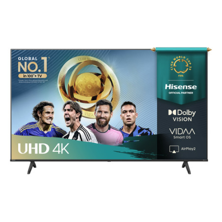 HISENSE SMART TV UHD 4K 55 VIDAA 8 BLACK