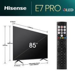 HISENSE 85poll E7NQ PRO QLED UHD DOLBY VISION