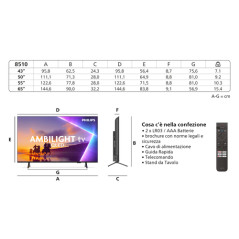 PHILIPS SMART TV Ultra HD 43 43PUS8510/12