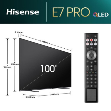 HISENSE 100E7NQ QLED UHD DOLBY VISION