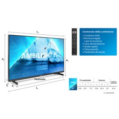 PHILIPS ANDROID TV LED FULL HD 32 CON AMBILIGHT