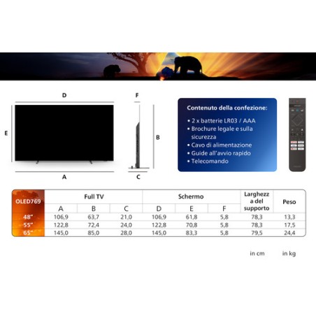 PHILIPS OLED TV 48 48OLED769/12