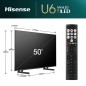 HISENSE TV ULTRA HD 4K 50 U6NQ uled MINILED